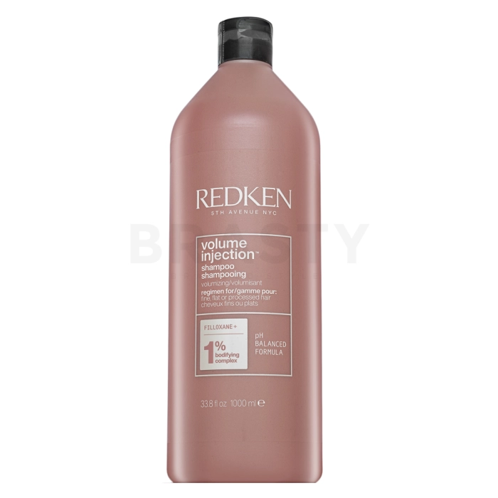 Redken Volume Injection Shampoo posilujúci šampón pre jemné vlasy bez objemu 1000 ml