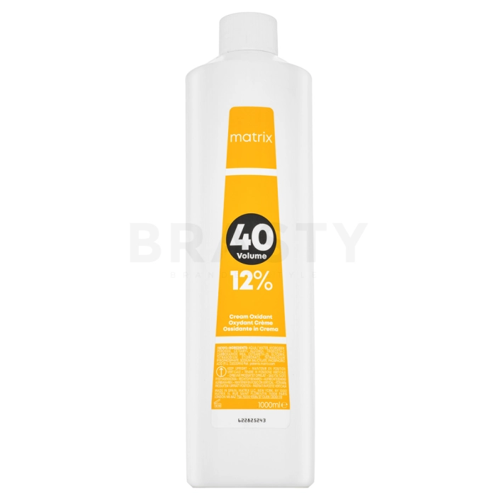 Matrix SoColor.Beauty Cream Oxidant 12% 40 Vol. vyvíjecí emulze pro všechny typy vlasů 1000 ml