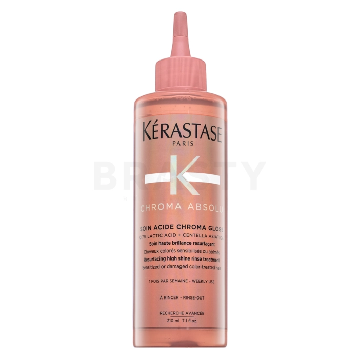 Kérastase Chroma Absolu Soin Acide Chroma Gloss bezoplachová starostlivosť pre lesk a ochranu farbených vlasov 210 ml