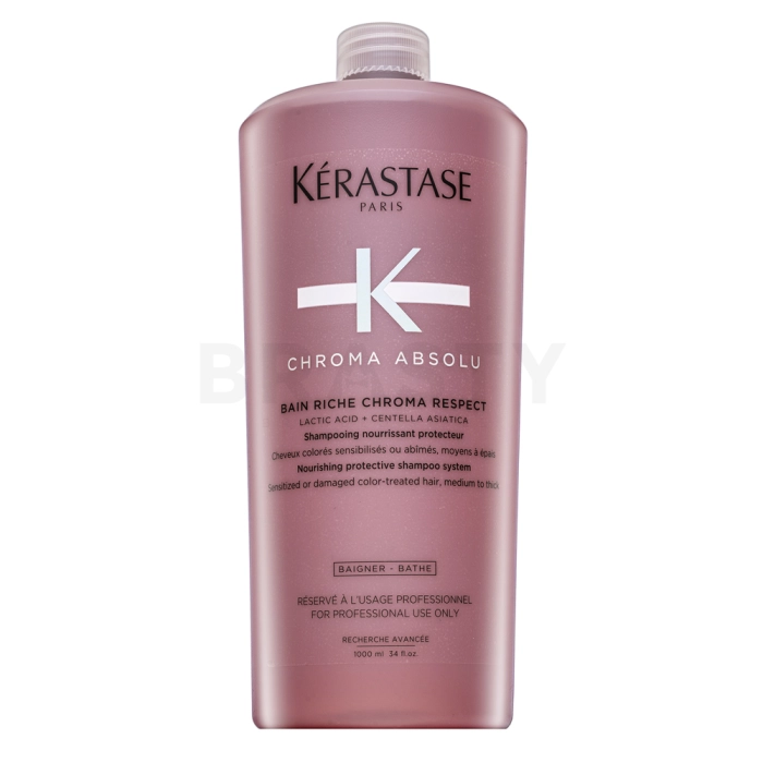 Kérastase Chroma Absolu Bain Riche Chroma Respect šampon za krepitev za goste in barvane lase 1000 ml