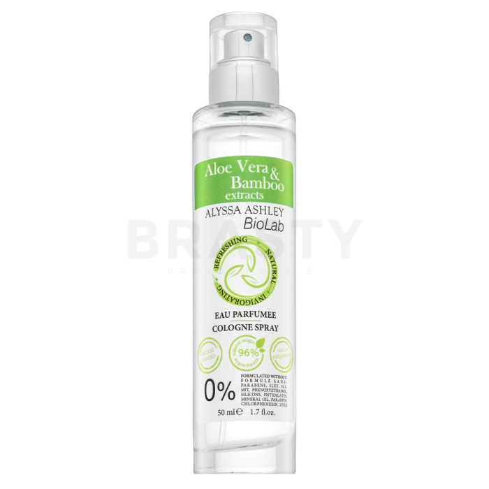 Alyssa Ashley Biolab Aloe Vera & Bamboo kolínská voda unisex 50 ml