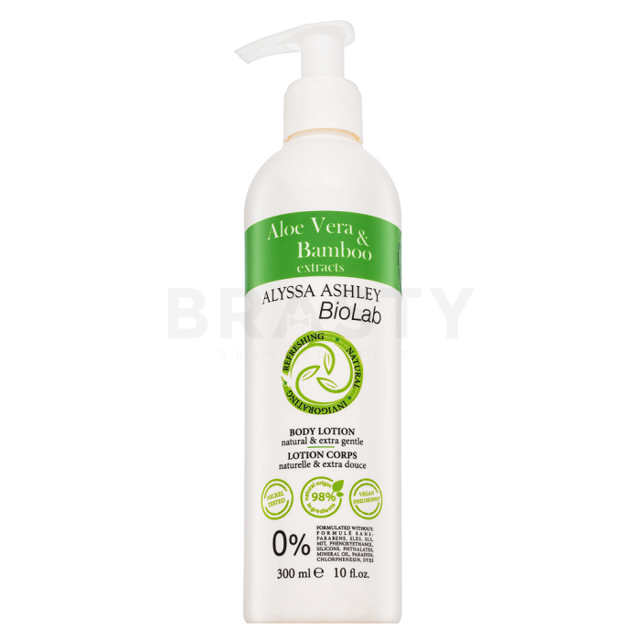Alyssa Ashley Biolab Aloe Vera & Bamboo mleczko do ciała unisex 300 ml