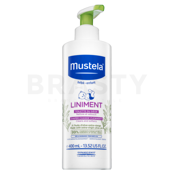 Mustela Bebé cremă hidratantă pentru curățare Liniment 400 ml