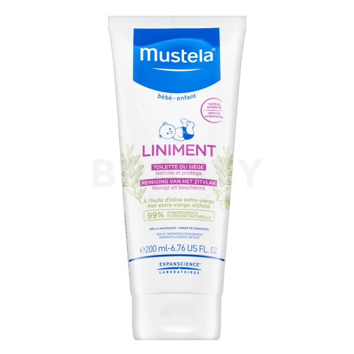Mustela Bebé hidratantna krema za čišćenje Liniment 200 ml