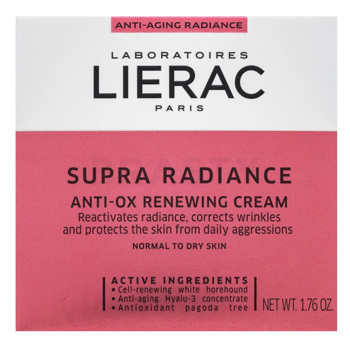 Lierac Supra Radiance omlazující pleťový krém Anti-Ox Renewing Cream 50 ml