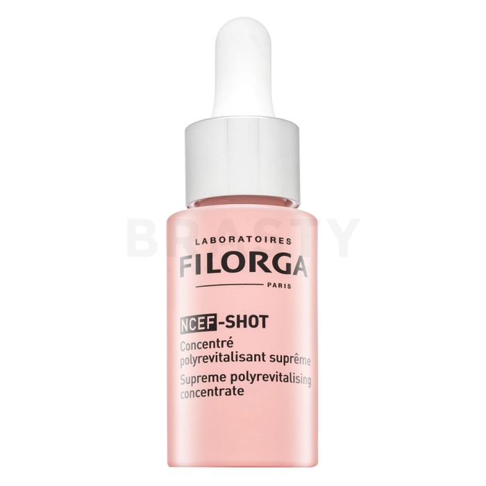 Filorga Ncef-Shot Supreme Polyrevitalising Concentrate koncentrovaná obnovující péče pro sjednocenou a rozjasněnou pleť 15 ml