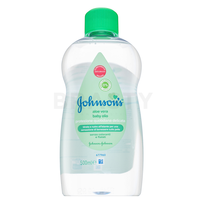 Johnson's Aloe Vera Aceite Baby Oil 500 ml
