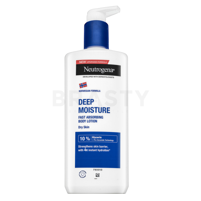 Neutrogena Deep Moisture leche corporal de hidratación profunda Fast Absorbing Body Lotion 400 ml