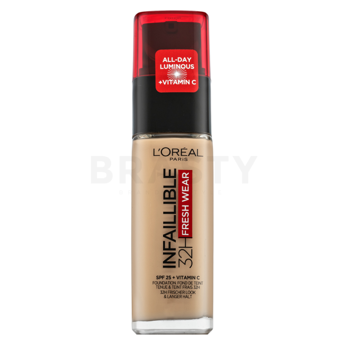 L´Oréal Paris Infaillible 32H Fresh Wear dlhotrvajúci make-up Linen/Warm Doré 30 ml
