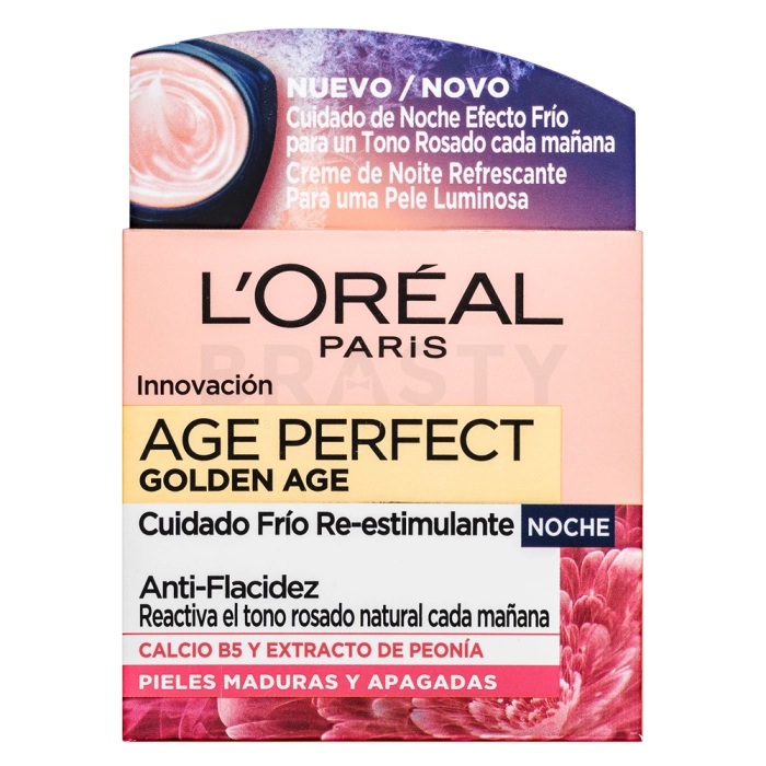 L´Oréal Paris Age Perfect Golden Age Night Reactivating Cooling Cream krem na noc z formułą przeciwzmarszczkową 50 ml