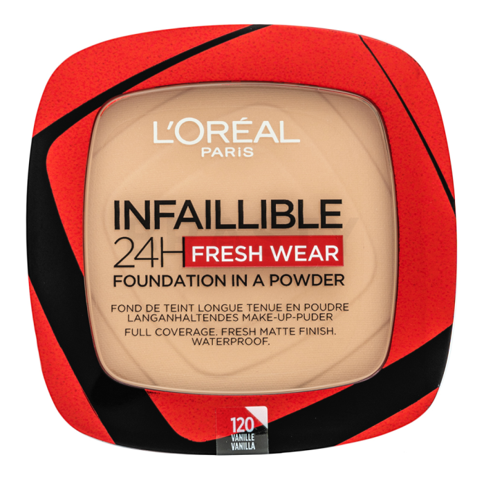 L´Oréal Paris Infaillible 24H Fresh Wear Foundation in a Powder pudrový make-up s matujícím účinkem 120 9 g