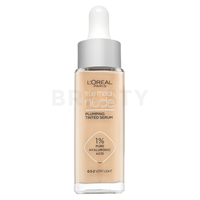 L´Oréal Paris True Match Nude Plumping Tinted Serum sérum pro sjednocení barevného tónu pleti 0.5-2 Very Light 30 ml