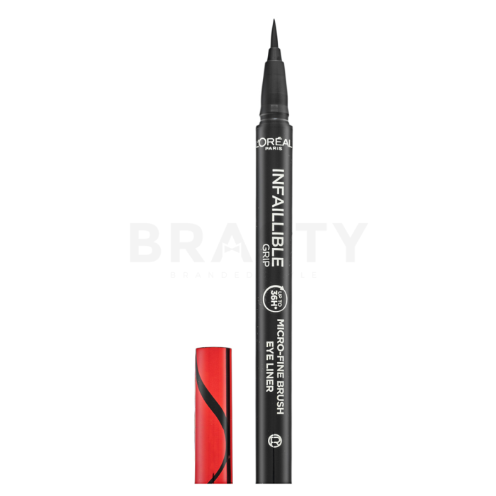 L´Oréal Paris Infaillible Grip 36H Micro-Fine Brush Eyeliner tužka na oči 01 Obsidian Black 0,4 g