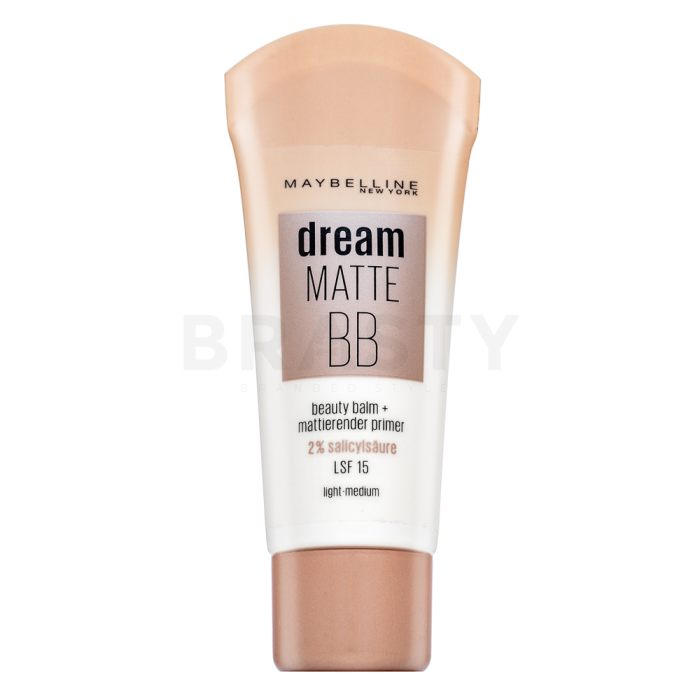 Maybelline Dream Matte BB Beauty Balm + Mattierender Primer BB krém s matujícím účinkem Light-Medium 30 ml