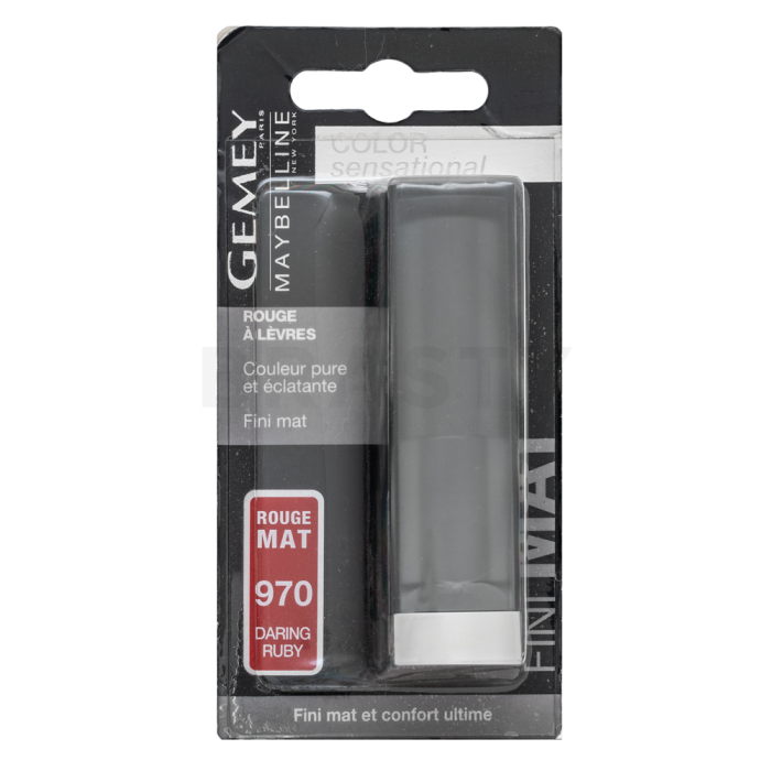 Maybelline Color Sensational Lipstick rtěnka pro matný efekt 970 Daring Ruby