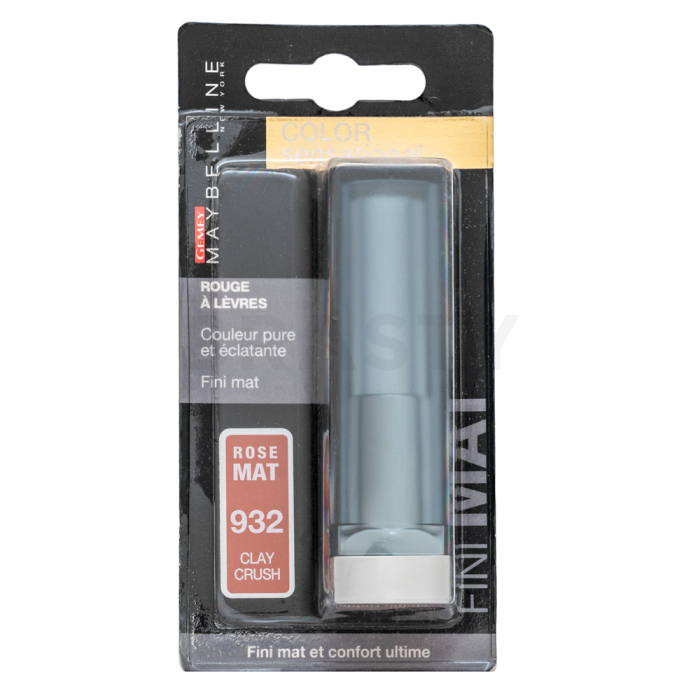 Maybelline Color Sensational Lipstick rtěnka pro matný efekt 932 Clay Crush