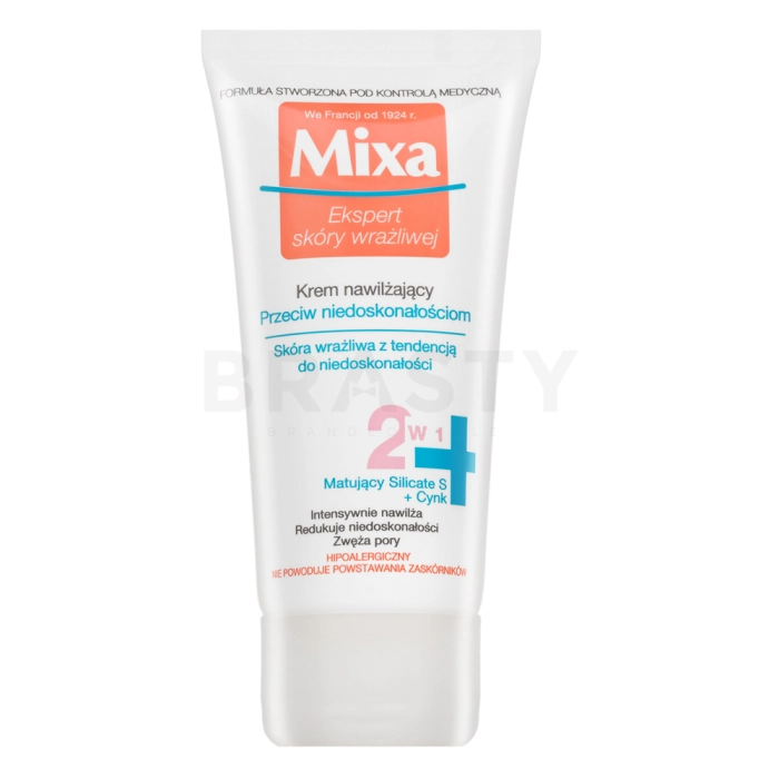 Mixa Moisturizing Cream 2in1 Against Imperfections hydratační krém proti nedokonalostem pleti 50 ml