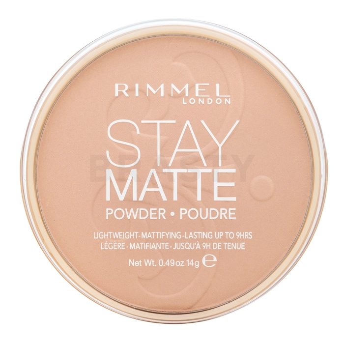 Rimmel London Stay Matte Long Lasting Pressed Powder pudr s matujícím účinkem 004 Sandstorm 14 g