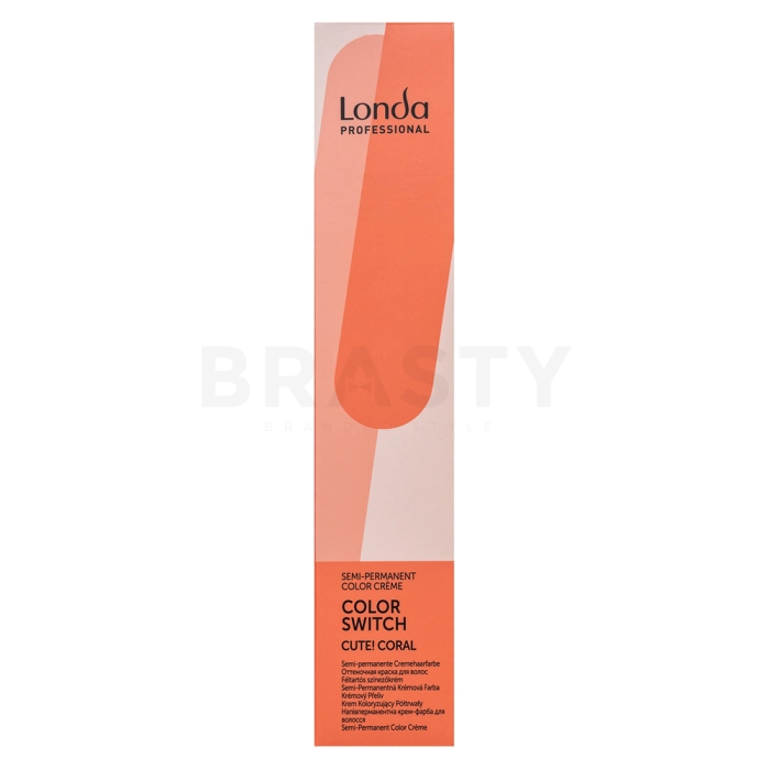 Londa Professional Color Switch Semi Permanent Color Creme semi-permanentní barva na vlasy Cute! Coral 80 ml