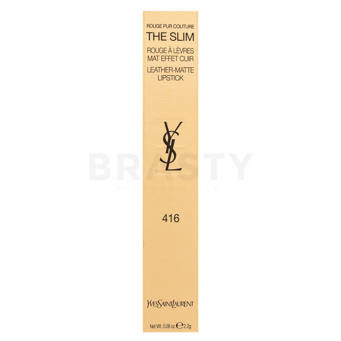 Yves Saint Laurent Rouge Pur Couture The Slim Matte Lipstick ruž s matirajućim učinkom 416 Psychedelic Chili 2,2 g