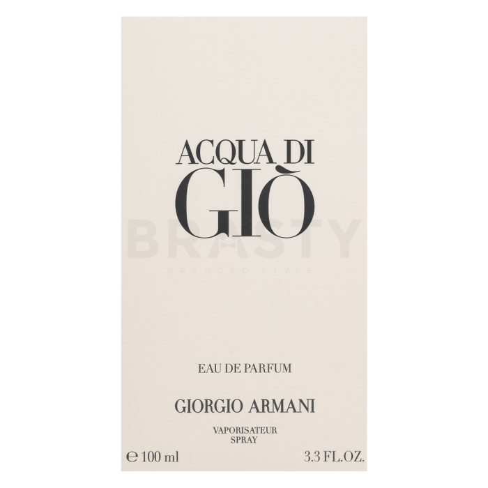 Armani (Giorgio Armani) Acqua di Gio Pour Homme Eau de Parfum da uomo Refillable 100 ml