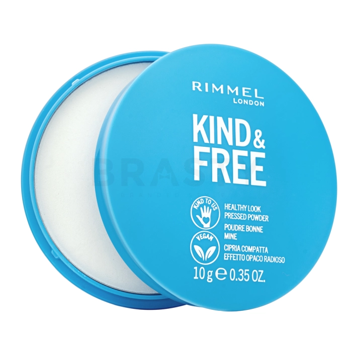 Rimmel London Kind & Free Healthy Look Pressed Powder pudr s matujícím účinkem 001 10 g