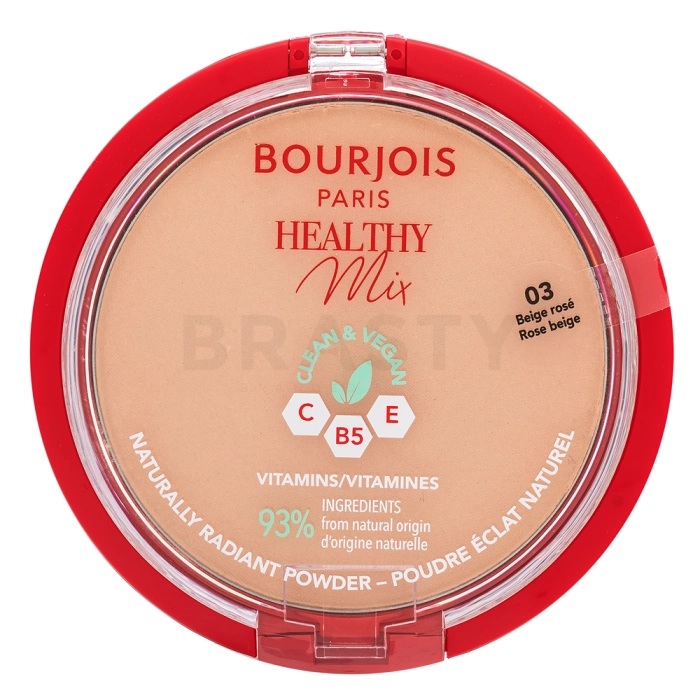 Bourjois Healthy Mix Clean & Vegan Powder Puder mit mattierender Wirkung 03 Rose Beige 10 g