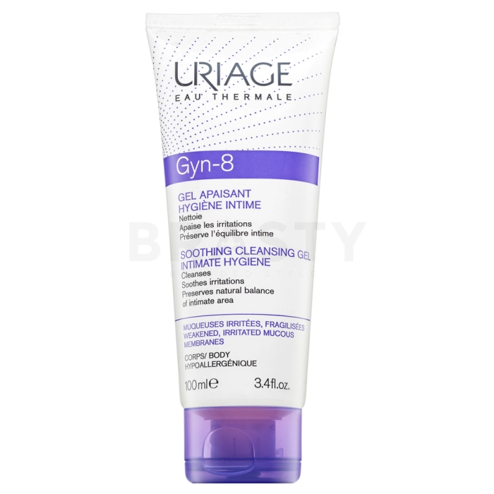 Uriage Gyn-8 Soothing Cleansing Gel Intimate Hygiene emulze pro intimní hygienu 100 ml