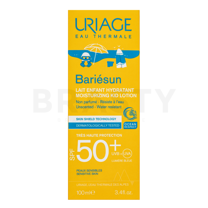 Uriage Bariésun krema za sončenje brez parfuma Moisturising Kids Lotion SPF 50+ 100 ml