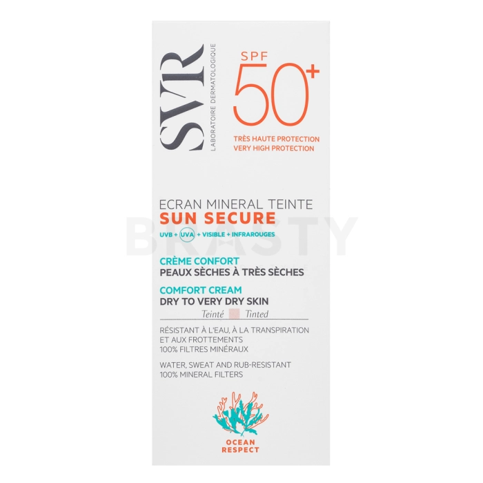 SVR Sun Secure krém na opalování SPF50+ Comfort Cream 60 g