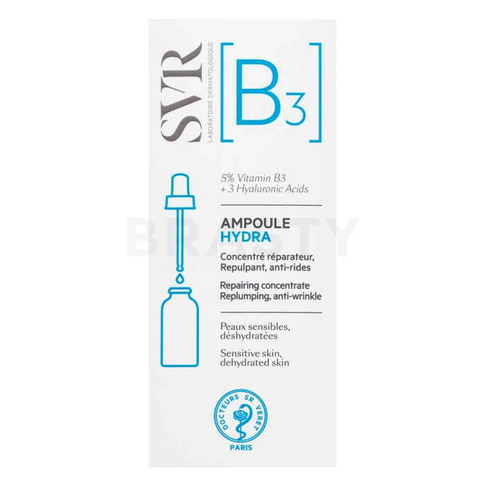 SVR Ampoule [B3] Hydra Repairing Concentrate koncentrovaná obnovující péče s hydratačním účinkem 30 ml