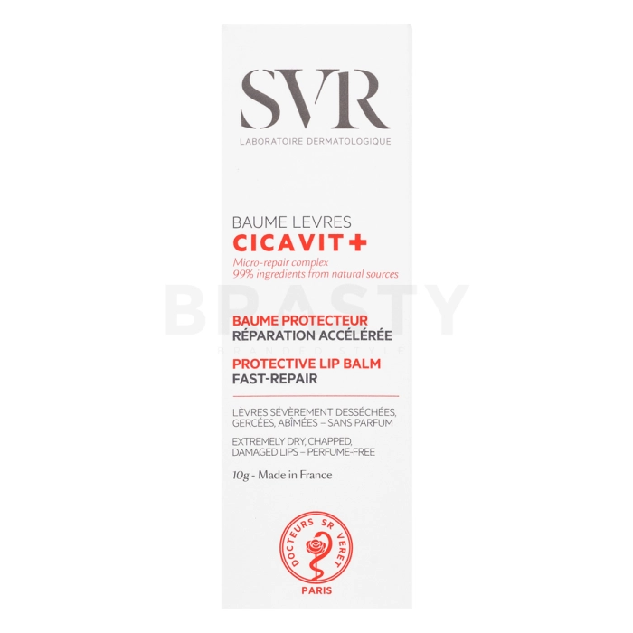 SVR Cicavit+ Levres výživný balzám na rty Protective Lip Balm Fast-Repair 15 ml