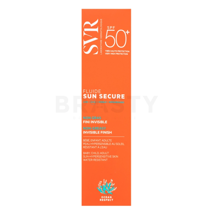 SVR Sun Secure mléko na opalování SPF50+ Fluide Non-Greasy Invisible Finish 50 ml