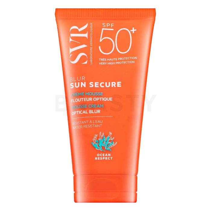 SVR Sun Secure crema gel SPF50+ Mousse Cream Optical Blur 50 ml