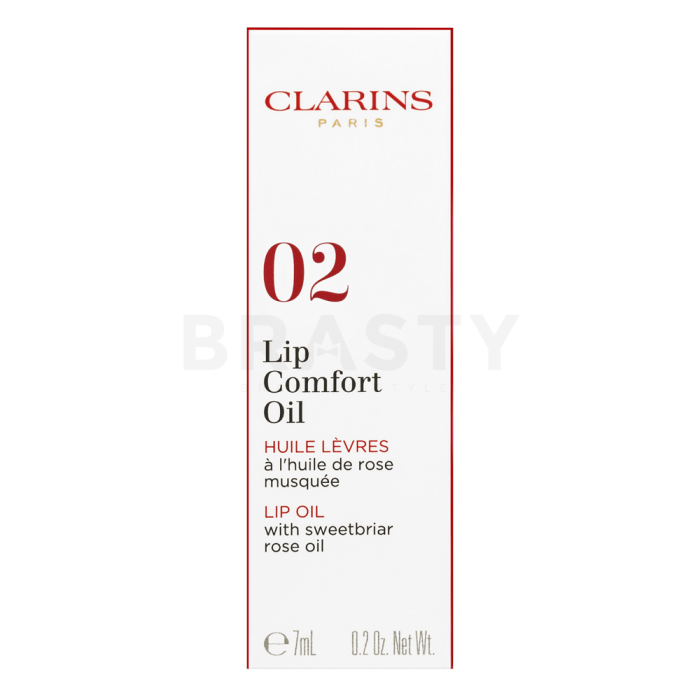 Clarins Lip Comfort Oil vyživující olej na rty 02 Raspberry 7 ml