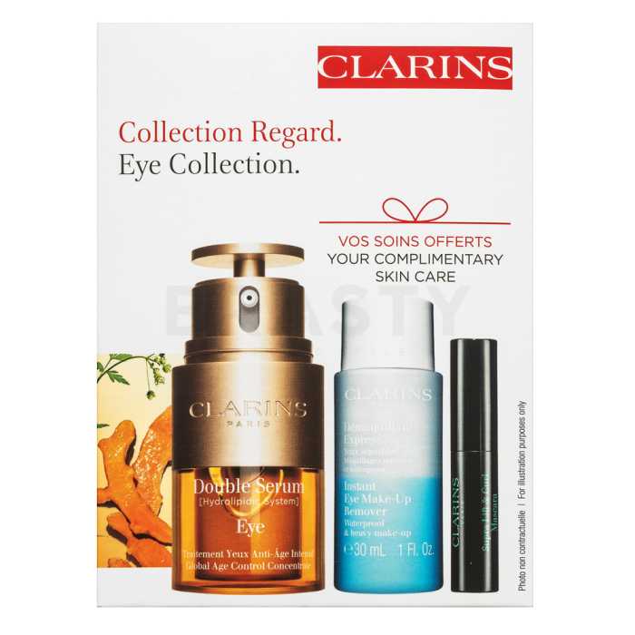 Clarins dárková sada Eye Collection 30 ml + 20 ml + 3 ml