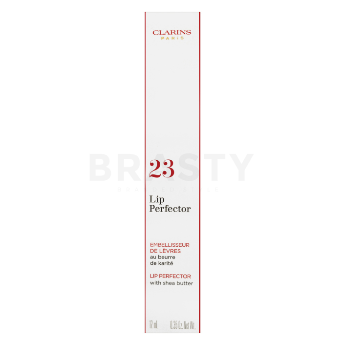 Clarins Lip Perfector lipgloss met glitter 23 Pomegranate Glow 12 ml
