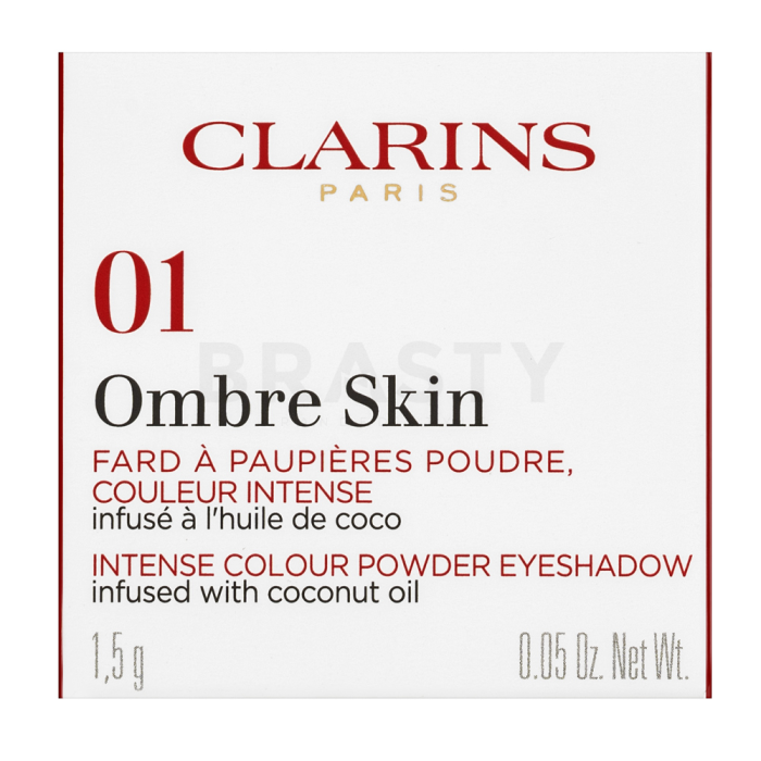 Clarins Ombre Skin Mono Eyeshadow сенки за очи 01 1,5 g