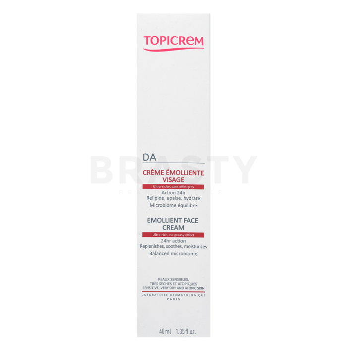 Topicrem DA pleťový krém Emollient Face Cream 40 ml