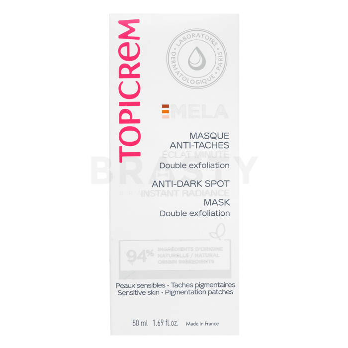 Topicrem MELA exfoliační maska Anti-Dark Spot Instant Radiance Mask 50 ml