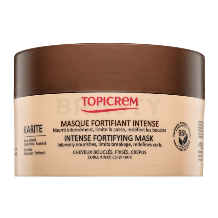 Topicrem Karité Intense Fortifying Mask posilující maska pro kudrnaté vlasy 250 ml