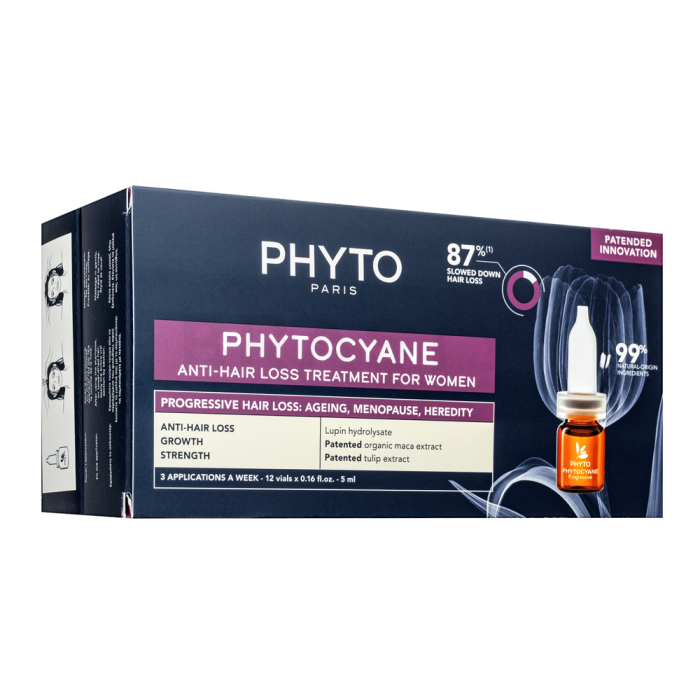 Phyto Phyto Cyane Progressive Hair-Loss Treatment for Women vlasová kúra proti vypadávání vlasů 12 x 5 ml