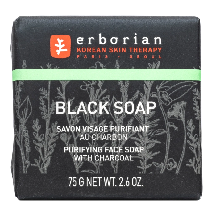 Erborian jabón sólido para la cara Black Soap 75 g