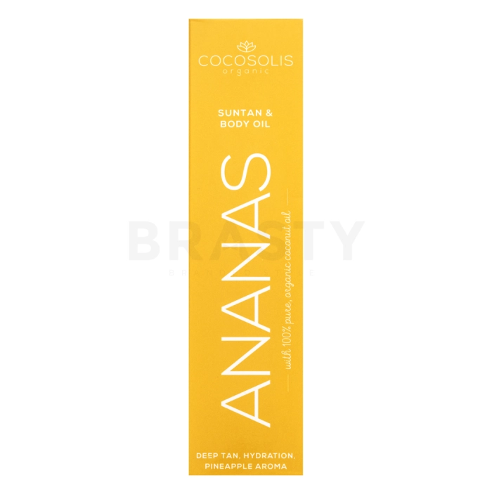 COCOSOLIS ANANAS Suntan & Body Oil lichaamsolie met hydraterend effect 110 ml