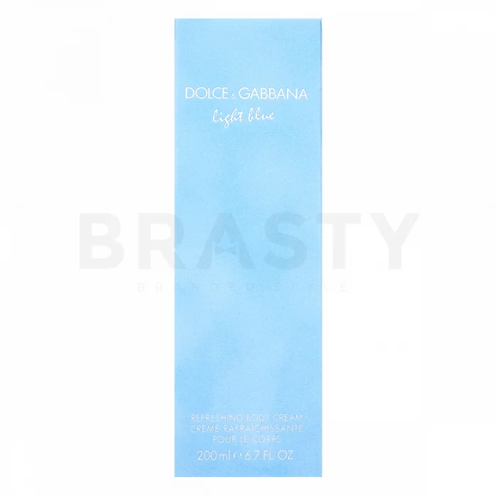 Dolce & Gabbana Light Blue tělový krém pro ženy 200 ml