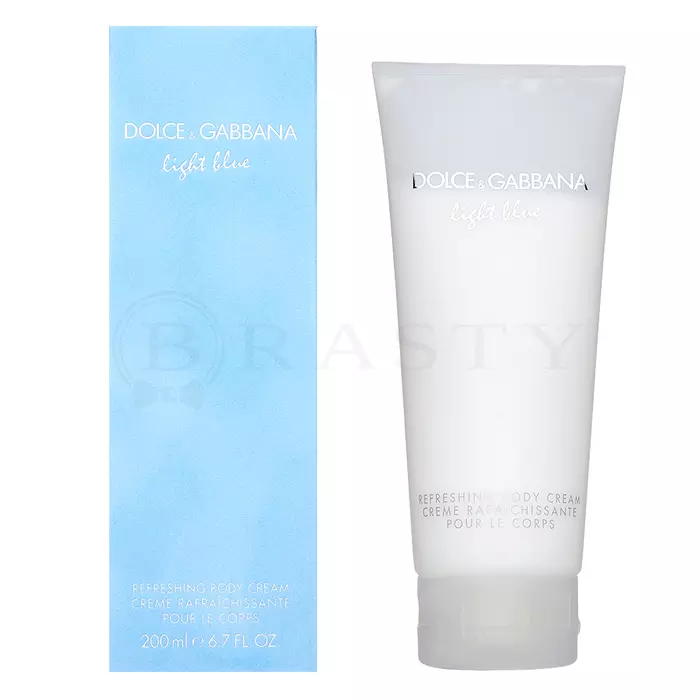 Dolce & Gabbana Light Blue tělový krém pro ženy 200 ml