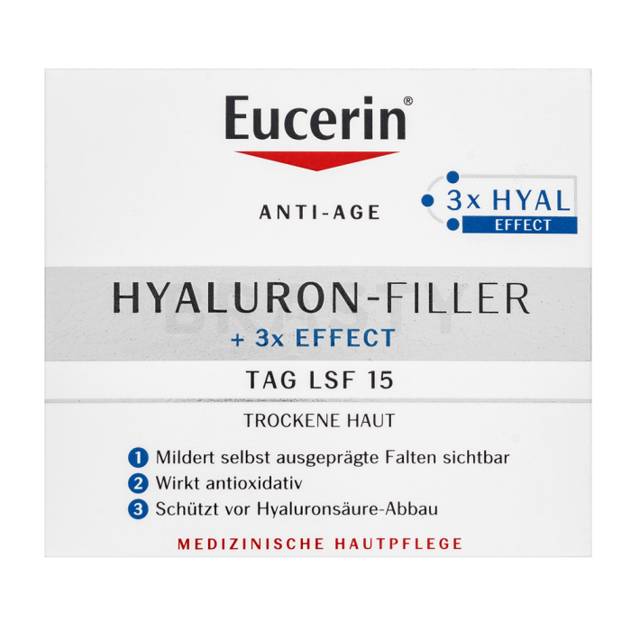 Eucerin Hyaluron-Filler denní krém + 3x Effect Day Cream 50 ml