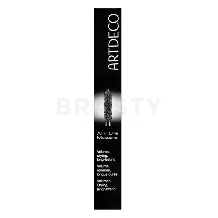 Artdeco All In One Mascara maskara za podaljševanje in navijanje trepalnic 01 Black 10 ml