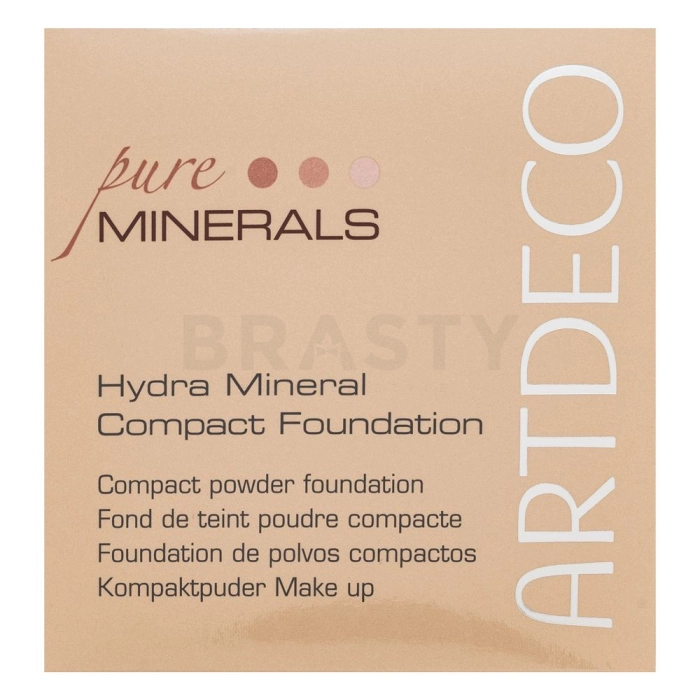 Artdeco Hydra Mineral Compact Foundation minerale beschermende make-up voor een uniforme en stralende teint 65 Medium Beige 10 g