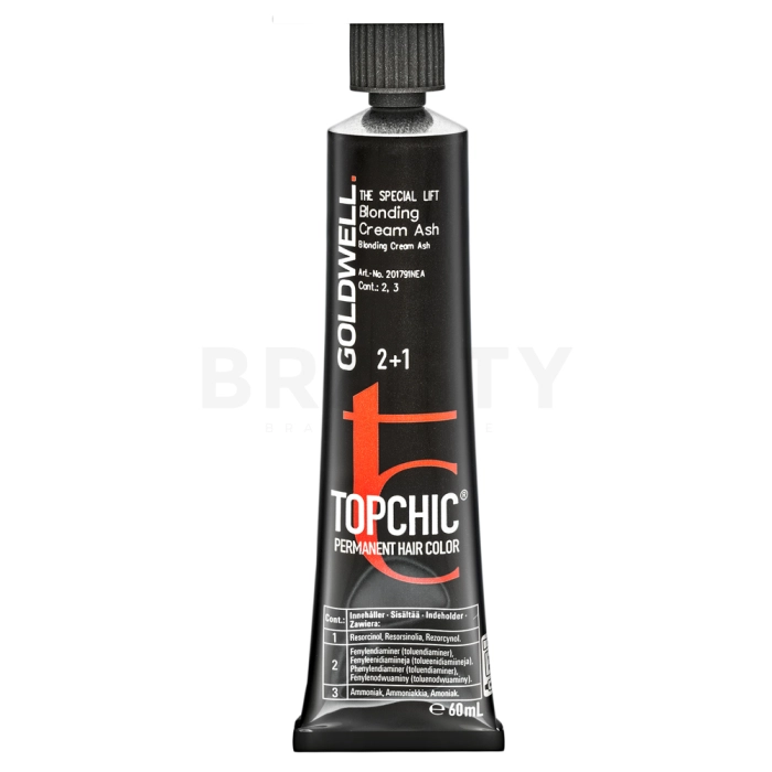 Goldwell Topchic Hair Color profesionalna trajna boja za kosu za sve tipove kose Blonding Cream - Ash 60 g